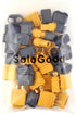 Amass 10 Pair XT60H Bullet Connector Plug, Upgraded XT60 Sheath Female & Male Gold Plated for RC Parts