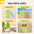 TOY Life Beach Toys for Toddlers Age 3-5, Sandbox Building Sets with Dump Truck, Sand Bucket, Waterproof Mesh Bag