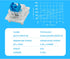 2 Pcs Keyboard Fidget Toy for Adults Fidget Clicker Decompression Fidget Keychain Stress Relief Presents for Adult