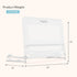 Dream On Me Lightweight Mesh Security Adjustable Bed Rail for Toddler, Breathable Mesh Fabric, Suitable for All Types