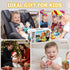 1-3, 1-2 Girl,1st Set 6-9-12-18 Press to Go Car Toys for Toddlers Animal Baby Car Toys for Years Old Boy Birthday Gift