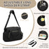 Fwkekye Diaper Bag Tote, Crossbody Large Travel Baby Bag for boys & Girls with Changing Pad & Pacifier Case, Black