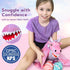 7 21.6 inch 4 2 Muiteiur Piece Dragon Stuffed Animals, Soft Plush Pink Dragon with Baby Toys and Eggs, Gift for Kids