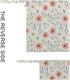 Burbuja 2 Pack, 2 Wildflowers Wet Dry Bags for Baby Cloth Diaper Waterproof Reusable Wet Bag with Zippered Pockets