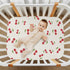Burbuja 28 52 Cute Cherrys Crib Sheet for Boys Girls, Fitted Crib Sheet x in for Standard Crib & Toddler Bed