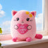 10-Inch Best Mom Ever Gifts, Pink Cat Stuffed Animal Mom Birthday Gift from Daughter Son, Unique Present Ideas