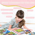 Kids Educational Learning Tablet Toy - Interactive Toy for Learning Alphabets, Colors, Numbers, Foods, Jurassic Park,