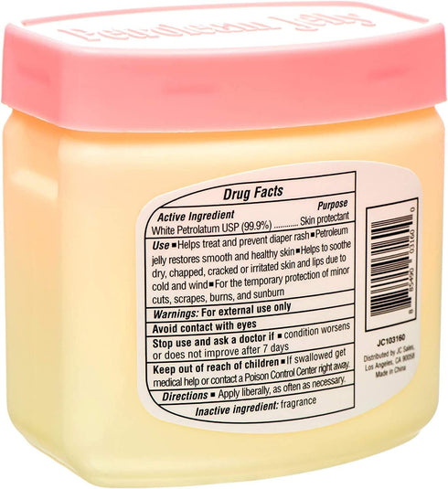 6 oz, Pack 4 Petroleum Jelly, of (Fresh Scent Baby Pink)