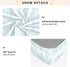 miaozhen 1 Pack 52x28 Cotton Crib Sheets for Baby Boys Girls Ultra Soft Cartoon Cute Blue Elephants Toddler Mattresses