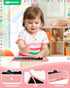 KOKODI 8.5 Inch LCD Writing Tablet, Toddler Doodle Board, Erasable Reusable Drawing Pads, Educational Toy, Pink.