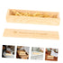 Wooden Pregnancy Test Keepsake Box with Lid for Announcement and Memory Storage Delicate Footprint Design Multipurpose