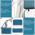 Blue Diaper Wipes Dispenser - Keeps Wipes Fresh and Accessible
