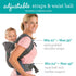 4-in-1 Infantino Flip Convertible Baby Carrier, Adjustable, Ergonomic Babywearing, Registry Essential, Baby Carrier