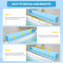 Ganaj 11 Silicone Bathtub Splash Guard for Kids, Splash Guard for Bathtub with Suction Cups,Toy Tray Caddy Holder