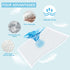sundee 100 Pack Baby Disposable Changing Pad, Soft Non-Woven Fabric Breathable Waterproof Underpads, Portable