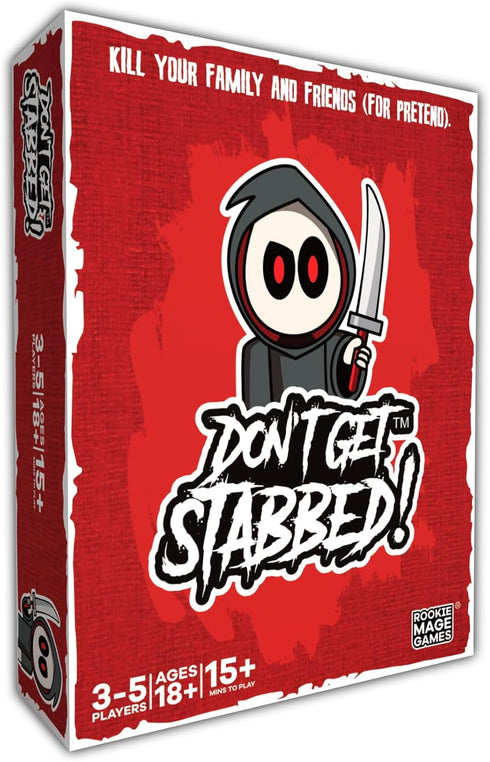 Don't Get Stabbed!: The Party Game for Adults, Exciting Card Game to Kill Family and Friends, Great for Halloween