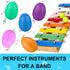 Egg Shakers Musical Instruments for Babies, 40Pcs Maracas Percussion with Storage Bag for Music Parties