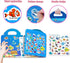 Reusable Sticker Book for Kids - Ocean Stickers Educational Learning Toys Travel Activity Books for Toddler Girls