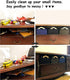 Small Gray Storage Baskets – Fabric Storage Bins for Living Room, Kitchen, Playroom, and Bathroom