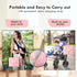 Portable Diaper Changing Pad for Baby - Waterproof Compact Changing Mat with Wrist Strap - Wipeable Travel Changing Pad