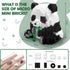 Set, 504PCS 14+ Finger Rock Creator Panda Bamboo Building Cute Panda Micro Bricks Building Kit, Party Favors for Adults
