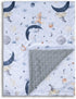 Baby Blankets for Unisex Boys & Girls, Super Soft Minky, 30 x 40 inch Outer Space Printed Bed Throws Newborn