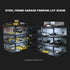 1/64 20 Scale Die-cast Model Car Display Case Organizer - Parking Garage Diorama Compatible with Hot Wheels Matchbox