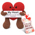 Heart Plush Gift for Her, Him - Crochet Plushies Stuffed Hearts Gift