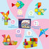 Ryoichi 138PCS Set 2 3-9+ Magnetic Building Tiles with Cars, STEM Educational Construction Blocks & Montessori Learning