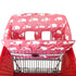 2-in-1 Shopping Cart and High Chair Cover for Baby, Padded Cover, Fold'n Roll Style, Portable with Carry Bag (Pink