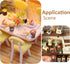 25Pcs Set 15x17mm Resin Mini Coffee Cups Miniature Kitchen Fake Drink Food Brown Coffee Mug Lovely Tableware Dollhouse