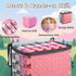 16Pcs 4 0.4 Coolcandy Baby Foam Play Mat with Edge Strips, Colors Interlocking Floor Tiles, Thickened Non-Slip Puzzle