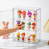 2 Pack 3Tiers Clear Display Case for Figures with Magnetic Door, Acrylic Display Cases for Collectibles, Acrylic