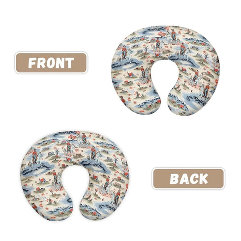 Psesaysky Horse Nursing Pillow Cover for Infant Removable Neutral Breastfeeding Pillow Cover Soft Stretchy