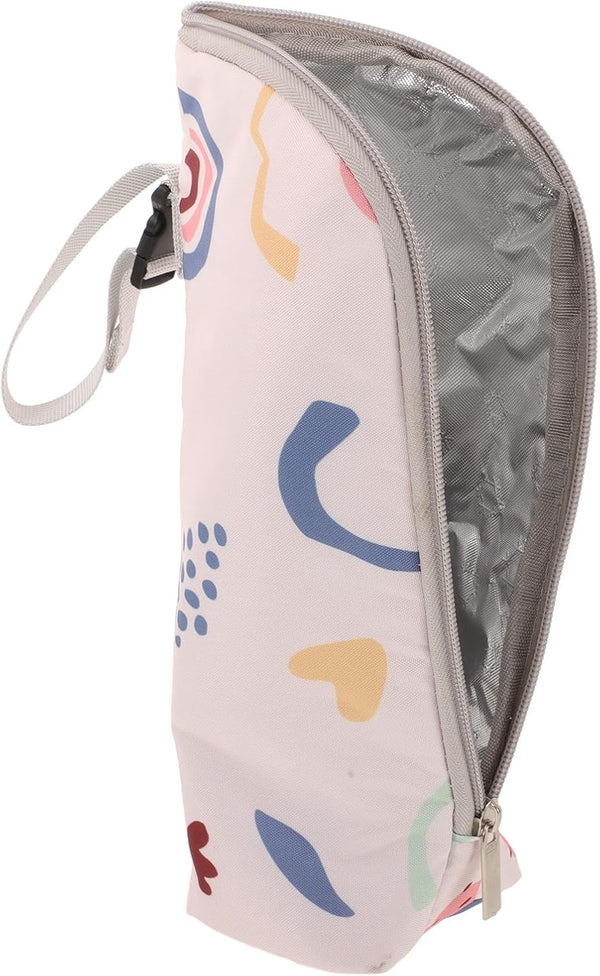 FRCOLOR Insulated Bottle Carrier and Thermal Bottle Bag for Babies, Portable Large