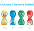 hand2mind Express Your Feelings Sensory Bottles-Primary Emotions, Quiet Toddler Fidgets for Classroom, Calm Down Corner