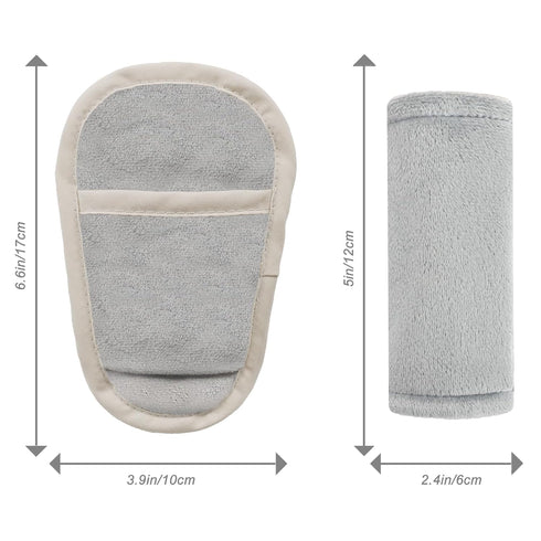 3 Car Seat Straps Pads for Baby Boys Pieces,Super Soft Car Seat Strap Covers Kids,Man Fai Sky Infant Carseat Shoulder
