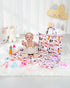 Set, 1520 Inch BABESIDE Baby Doll Diaper Bag Portable Storage with Cute Print, Perfect for Pretend Play & Role Play