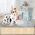 INPANY Bouncy Cow Farm Animal Hopper Toys, Inflatable Jumping Bull for 2-4 Year Olds, Indoor Outdoor Gifts