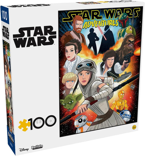 Buffalo Games Star Wars Adventures, 100 Piece Jigsaw Puzzle for Families, Perfect for Game Nights, Size 15.00 x 11.00