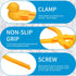 Holady 4PCS Large Size Snowball Maker Clip,Snowball Maker Tool with Handle for Snow Ball Fights, Snow Toys Kids Winter