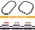 Set TOYANDONA Sushi Train Rotating Table Food Train Battery Powered Electric Train Toy Under Christmas Tree Train Track