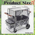 Fiwochic Mosquito Net for Wagon Stroller and Trolley Cart, Bug Net Cover, Stroller Wagon Accessories Attachment