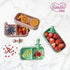Silicone Baby Suction Travel Plate with Training Utensils, 4 Piece Set with Plastic Cover for Baby-Led Weaning