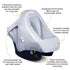 Summer Metplus Car Seat Cover, Breathable Mesh Window Infant Carseat Canopy for Baby Boys & Girls, Stroller Sunshade