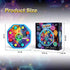 2 4 6 7 8 9 10 11 Electronic Table Reflex Game for Solo & Players, Light-Up Memory & Reaction Toy with Game Modes