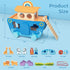 1 2 3 4 Girls,24 Tooysea Wooden Noah's Ark Toy with Animal Shape Sorter,Baptism Gifts for Years Old,Montessori Toys