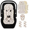 DILIMI Infant Car Seat Insert, Baby Car Seat Head Support with Removable