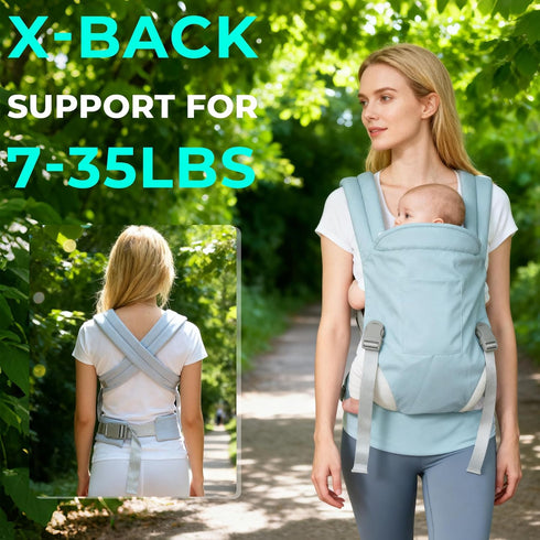 3 7-35 lbs CycleMoreLightweight & Breathable Infant Carrier with Carry Positions, Hip-Healthy M-Shape Seat