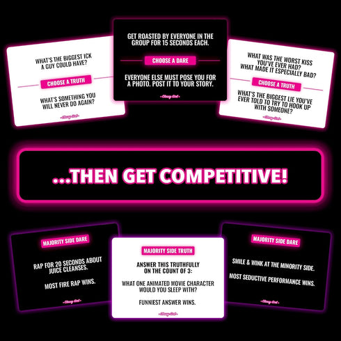Girls Night Party Game - 400 Questions, Dares & Challenges for Bachelorette, Birthday, and College Parties